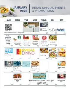 January Marketing Calendar
