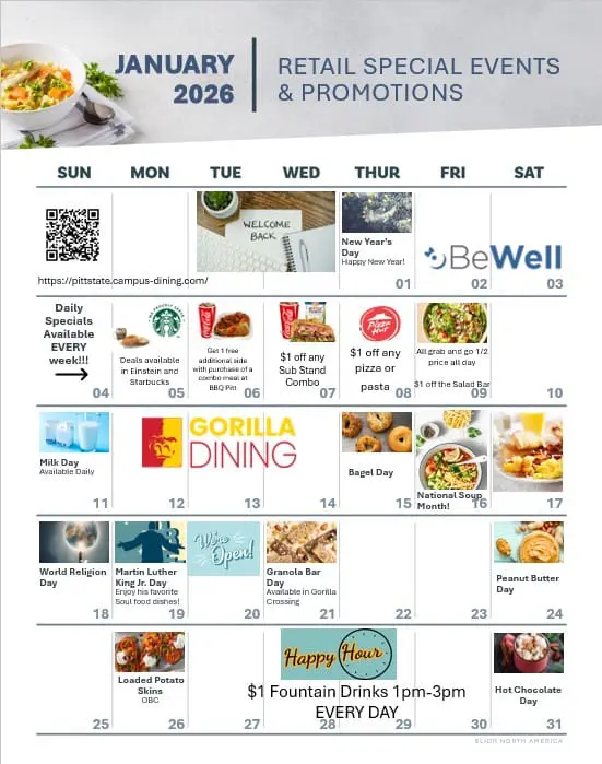 January Marketing Calendar